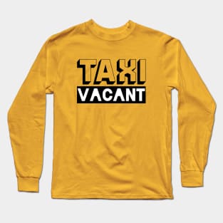 Taxi Vacant Long Sleeve T-Shirt